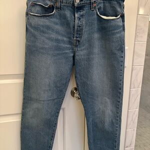 Levi's Wedgie High Rise Blue Jeans